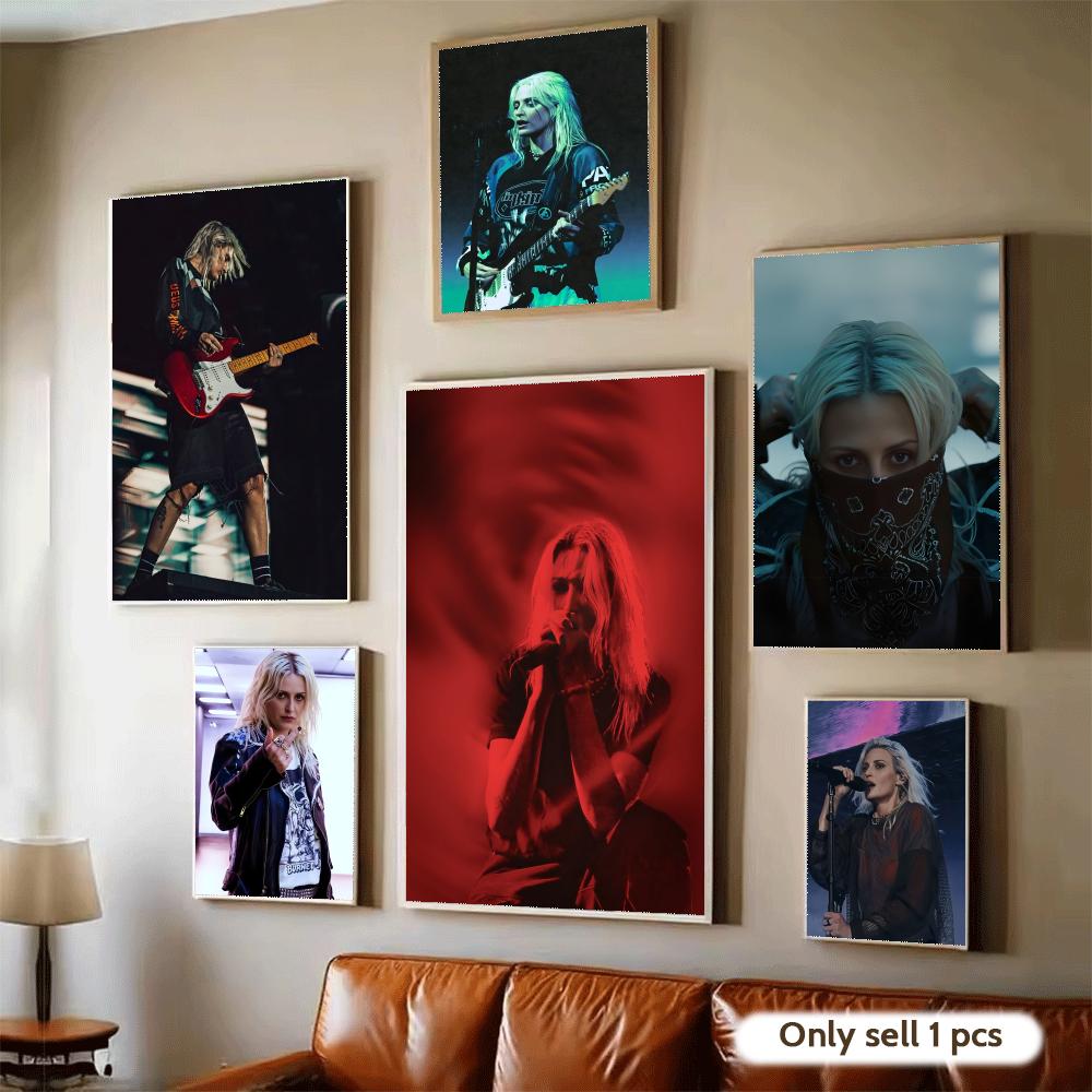 Home Decor Living Room Ideas - Guitarist E-Emily Armstrong Poster Modern Self-Adhesive
