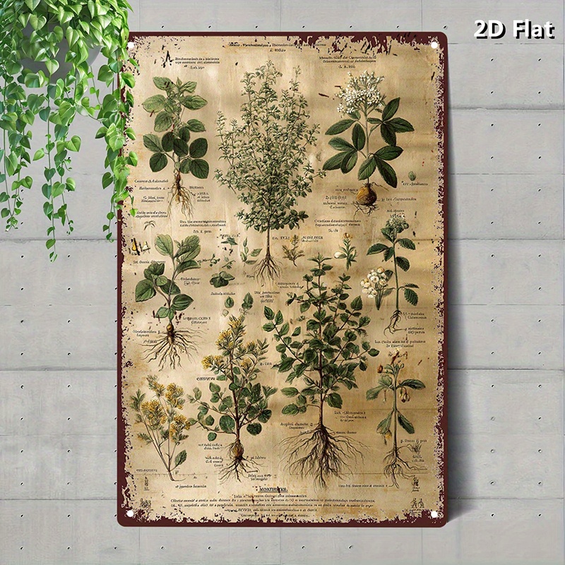 Home Decor Garden Ideas - CIFBUY Vintage Aluminum Wall Art Waterproof