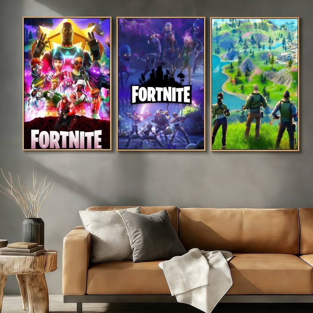 Home Decor Games Online Free - F-FORTNITES-ES Online Game Poster Stickers Art