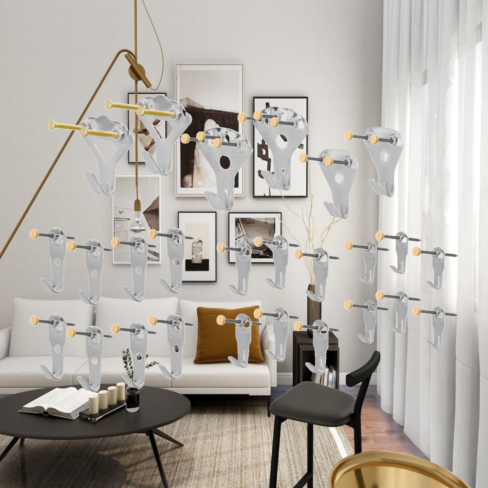 Home Decor Exhibition - Metal Picture Hangers Wall Hanging Hooks