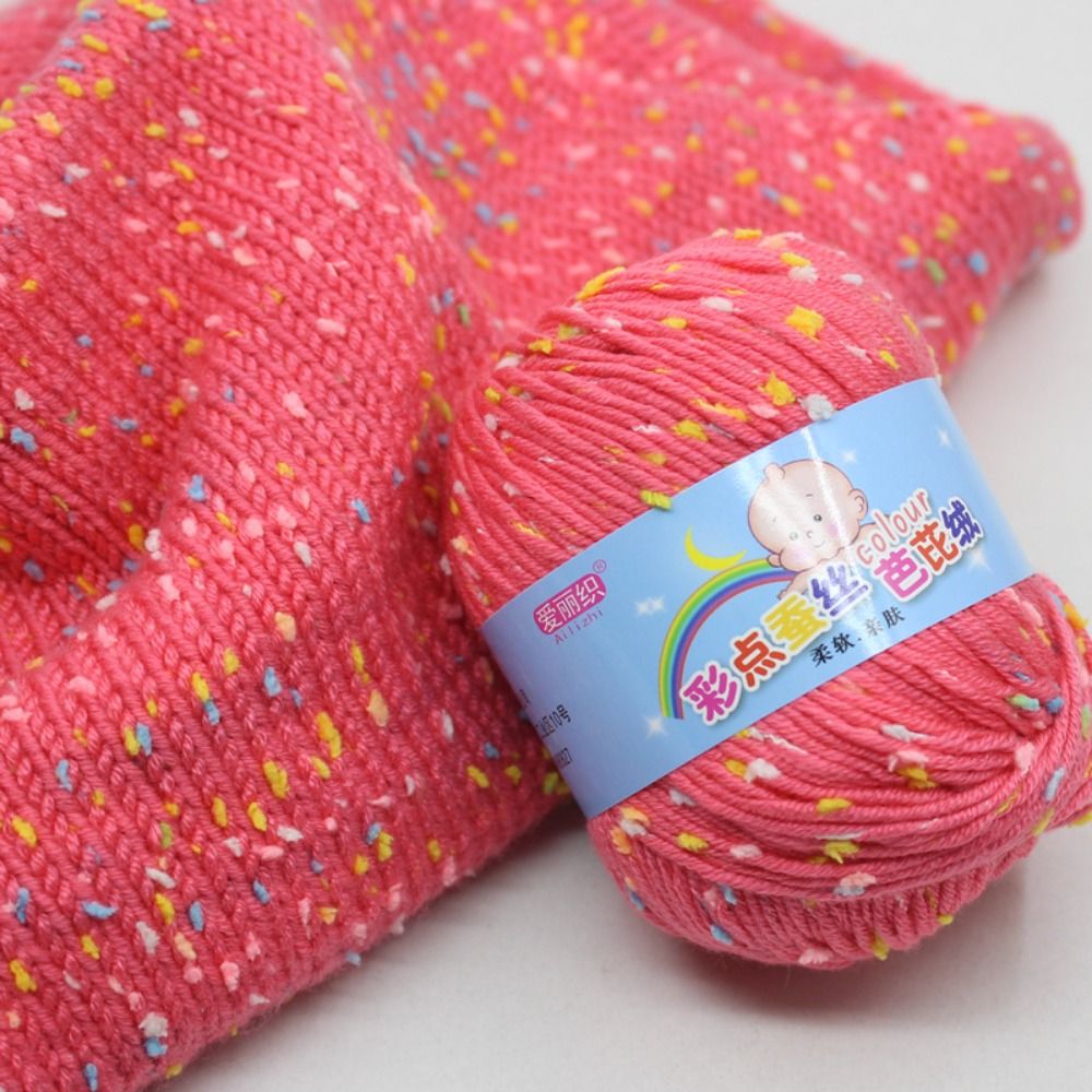 Yarn Home Decor - 50g/Roll Wool Yarn Multicolor Soft Crochet