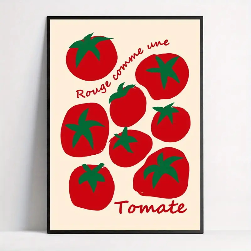 Modern Colorful Red Tomatoes W - Home Decor Reviews 评论和价格