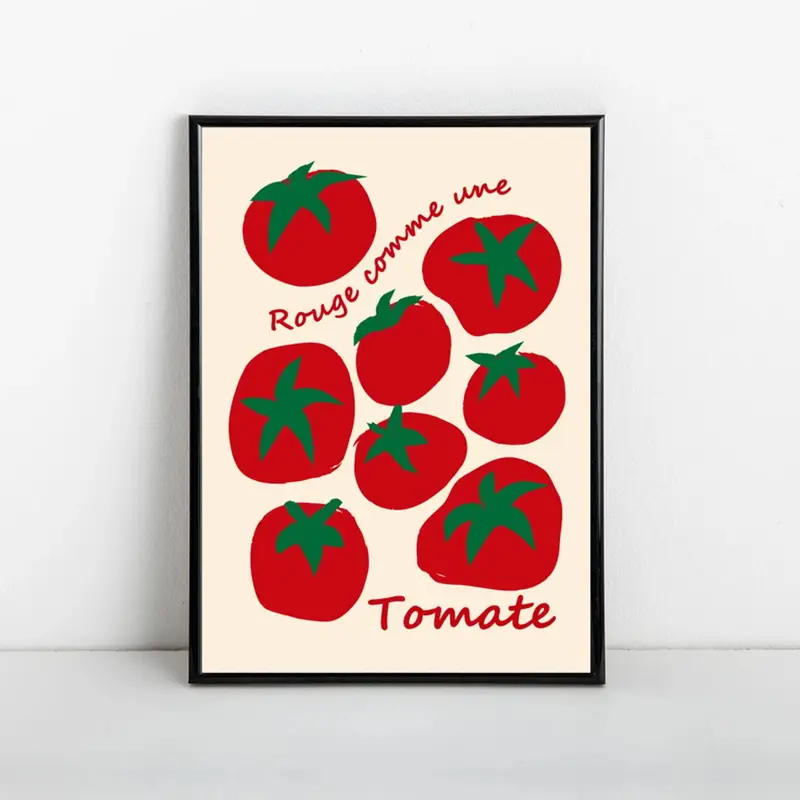 Modern Colorful Red Tomatoes W - Home Decor Reviews 评论和价格