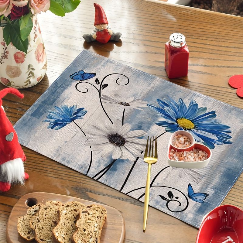 VIKAMA American Country Flower - Linen Table Runner 评论和价格