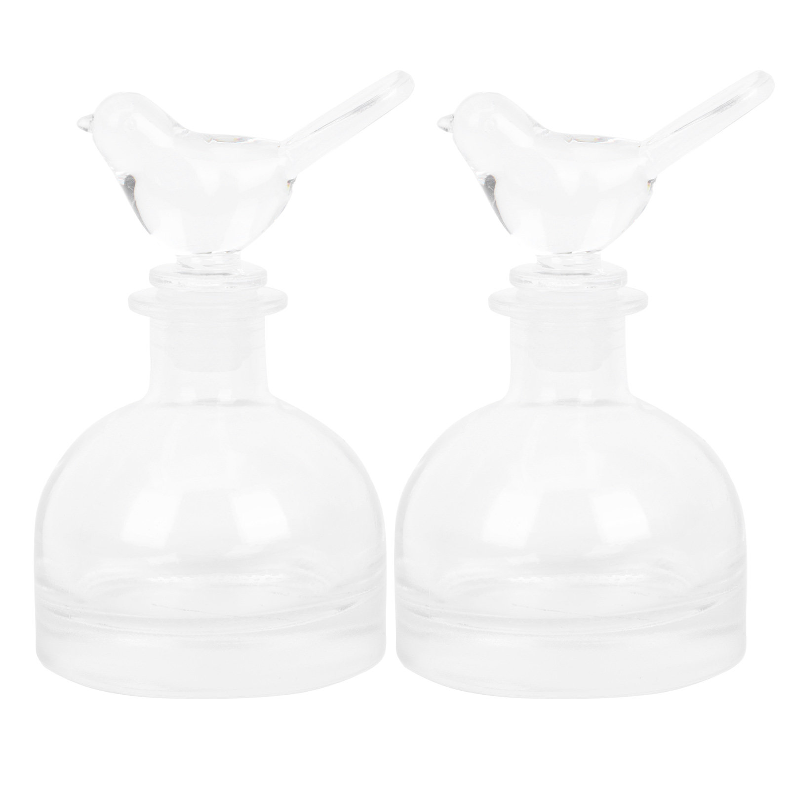 2Pcs Glass Perfume Bottles Pre - Home Decor Glass 评论和价格