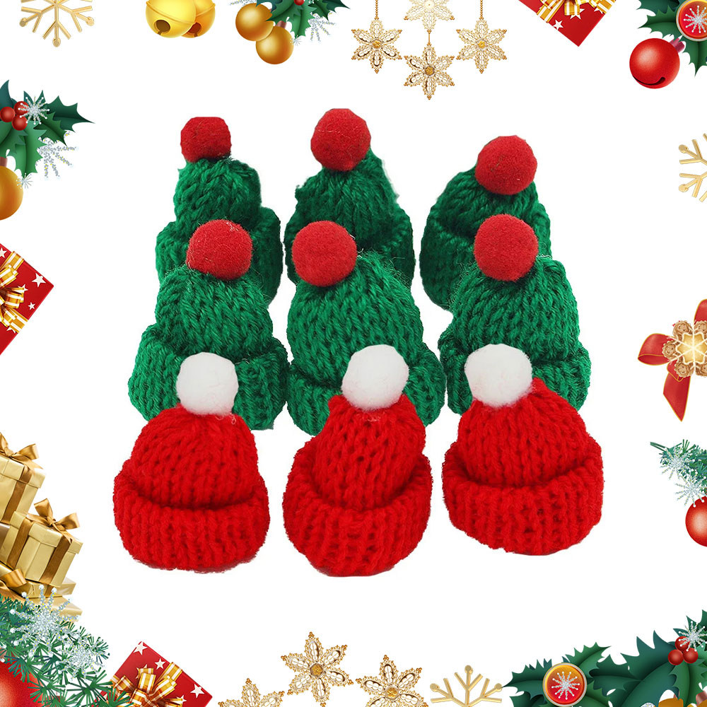 10Pcs 3.5x5cm Mini Christmas K - Yarn Home Decor 评论和价格