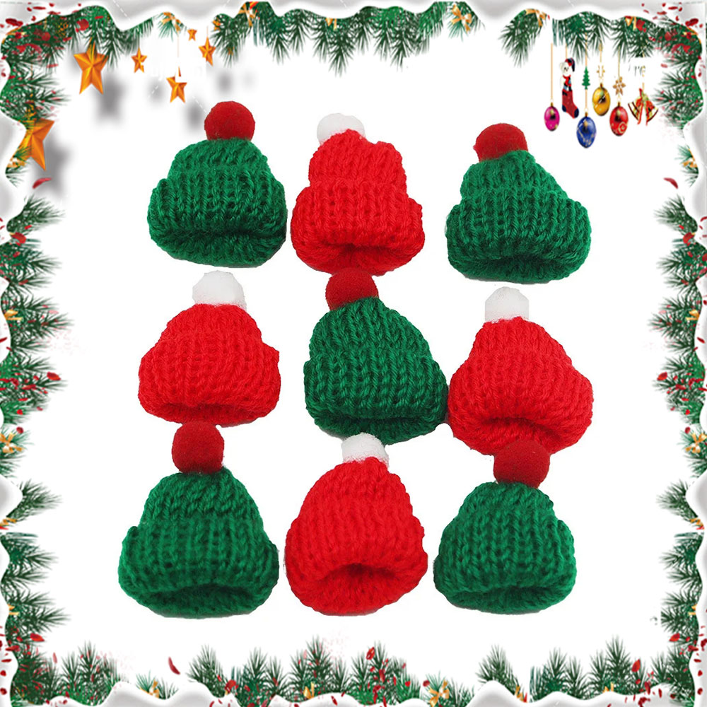 10Pcs 3.5x5cm Mini Christmas K - Yarn Home Decor 评论和价格