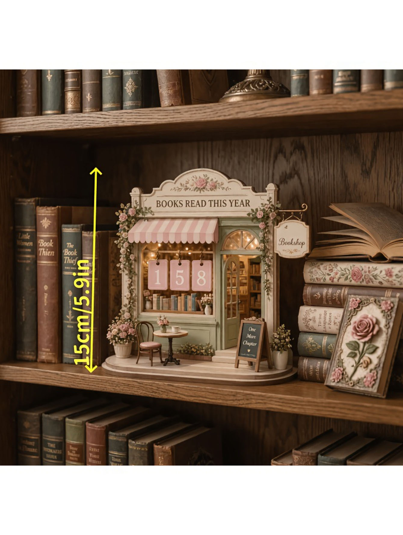 A Set of Wooden Retro Reading  - Home Decor Catalog 评论和价格