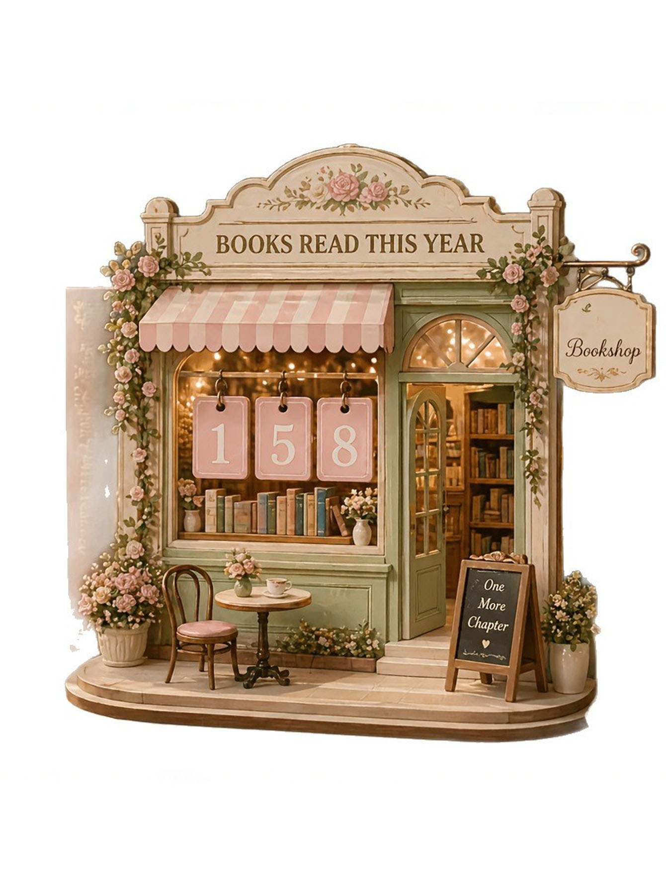A Set of Wooden Retro Reading  - Home Decor Catalog 评论和价格