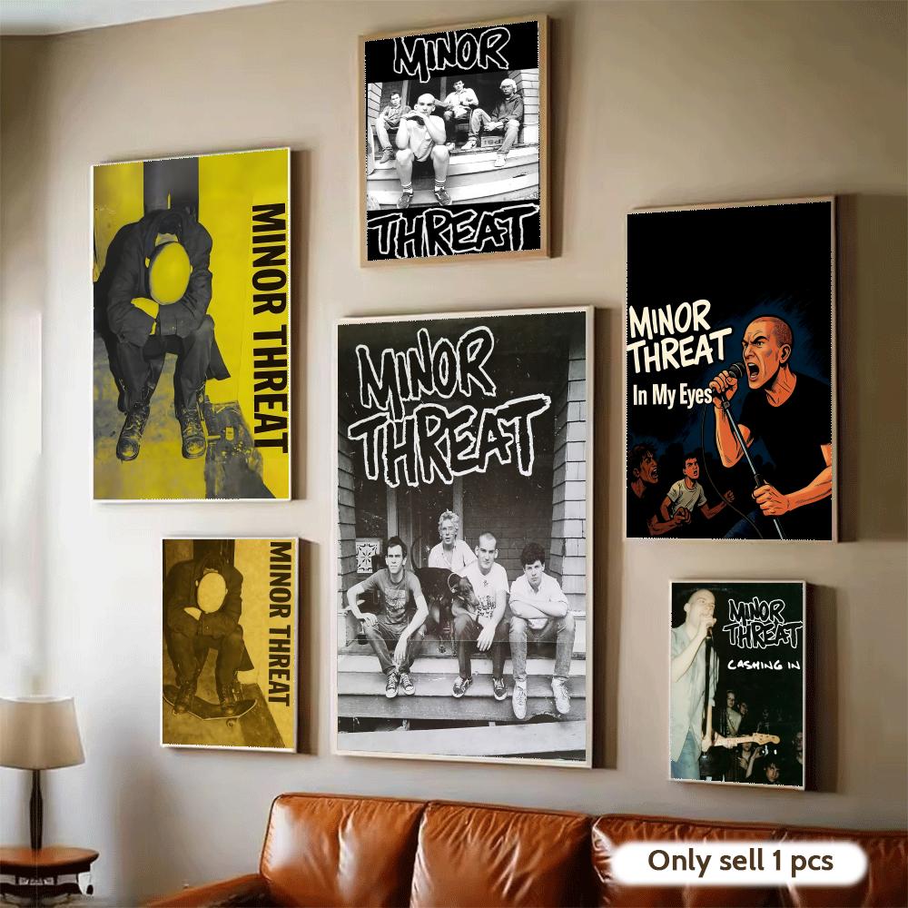 Rock Band M-Minor Threat Poste - Home Decor Living Room Ideas 评论和价格