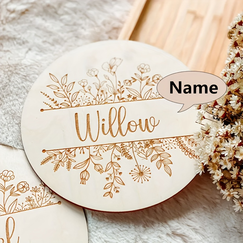 Personalized Floral Engraved N - Home Decor For Wedding 评论和价格