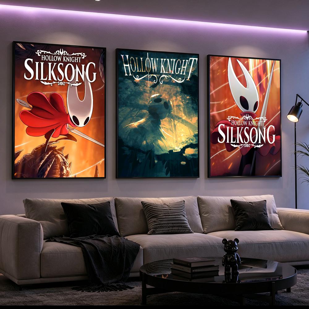 Game Hollow Knigh Poster Poste - Home Decor Living Room Ideas 评论和价格