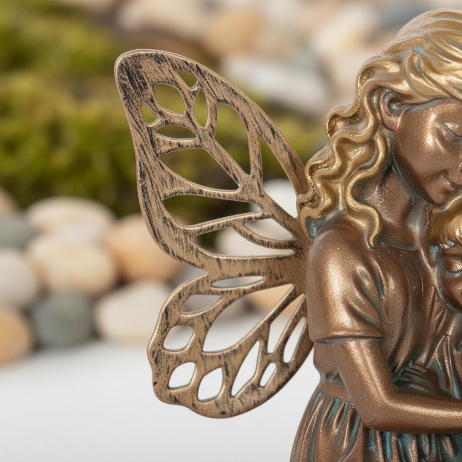 Copper Color Fairy Ornament Lu - Home Decor Garden Ideas 评论和价格