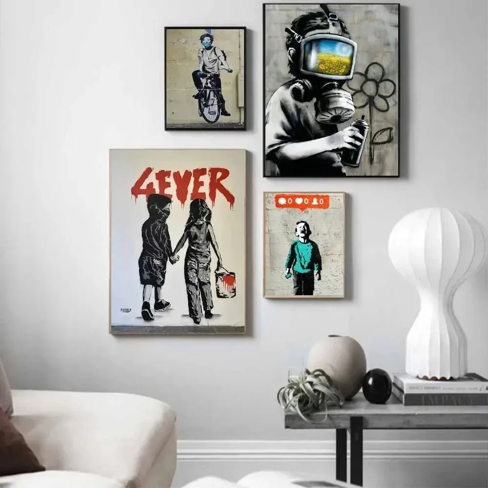1pc frameless Street Culture G - Home Decor Minimal 评论和价格