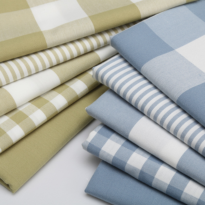 Durable Yarn-Dyed Plaid Cotton - Linen Table Runner 评论和价格