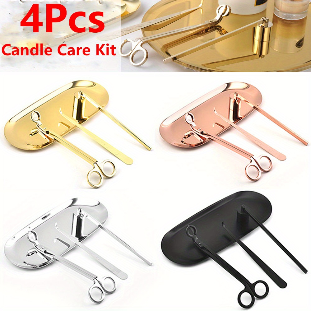 4pcs/set Luxury Candle Care Ki - Home Decor Manufacturers 评论和价格