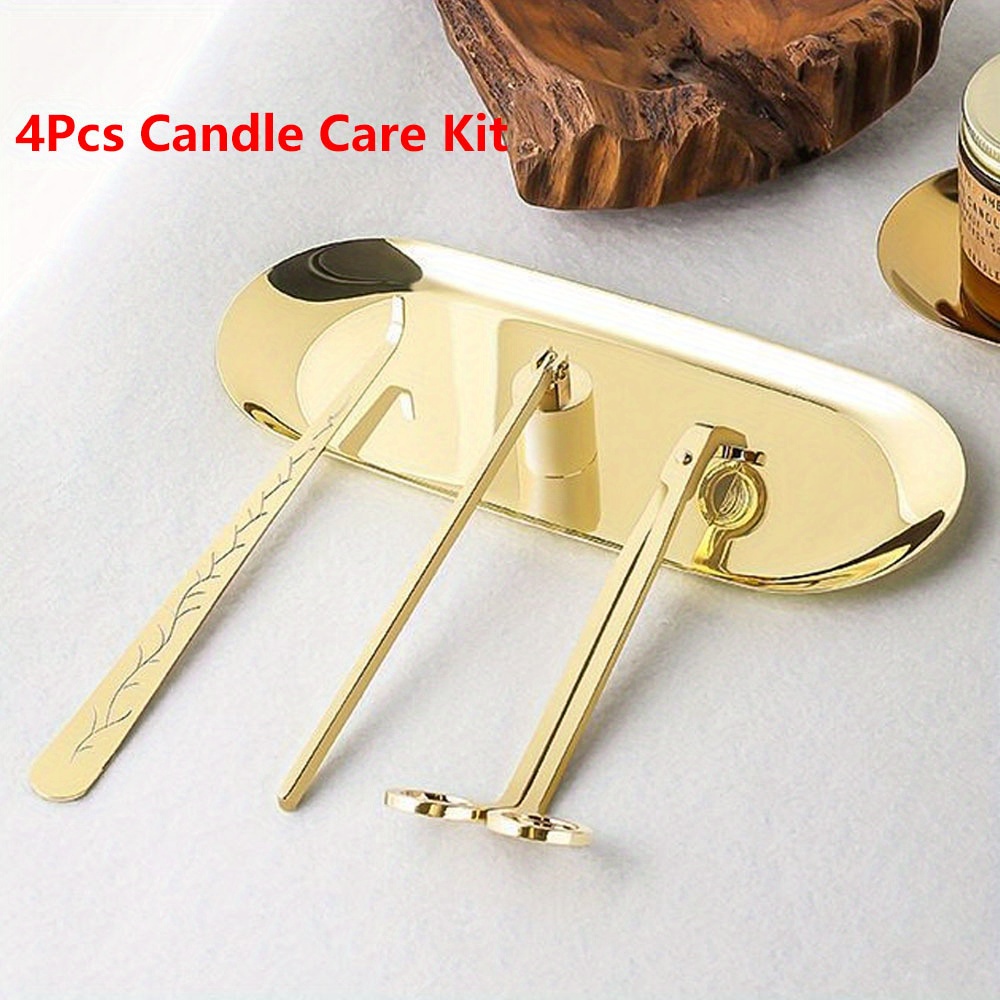 4pcs/set Luxury Candle Care Ki - Home Decor Manufacturers 评论和价格