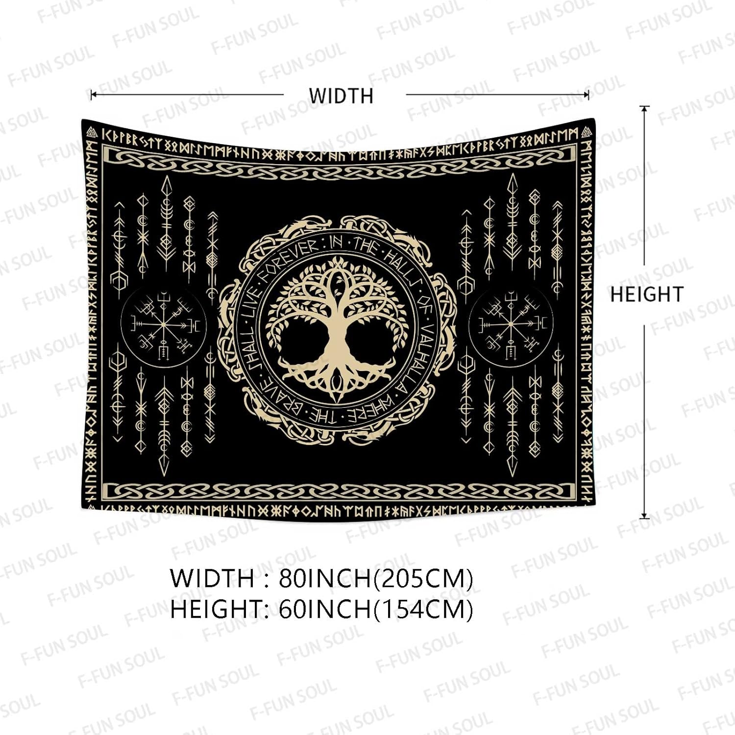 Norse Mythology Tapestry Indie - Aesthetic Tapestry 评论和价格