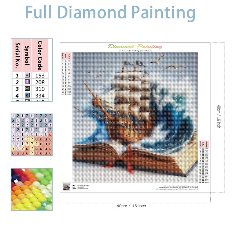 SDOYUNO Diy Diamond Mosaic Boo - Home Decor Catalog 评论和价格