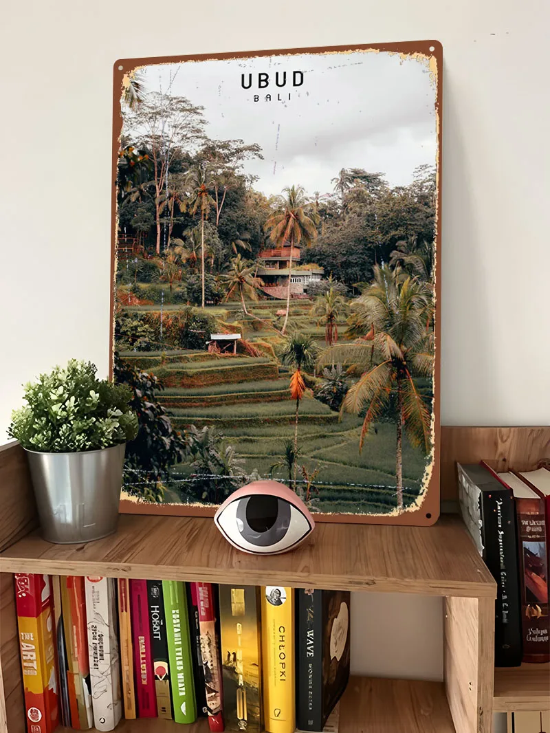 Ubud Sign Famous City Metal Po - Home Decor Ubud 评论和价格