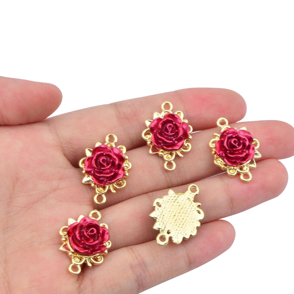 5/10pcs Rose Charms 3D Rose Fl - Home Decor Flowers 评论和价格