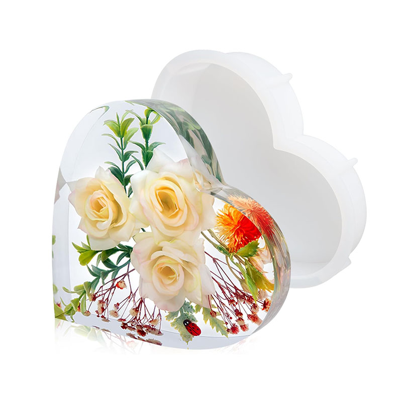 Large Heart Epoxy Resin Mold F - Home Decor Manufacturers 评论和价格