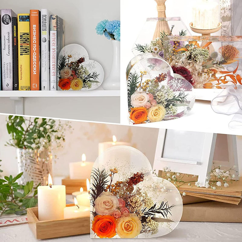 Large Heart Epoxy Resin Mold F - Home Decor Manufacturers 评论和价格