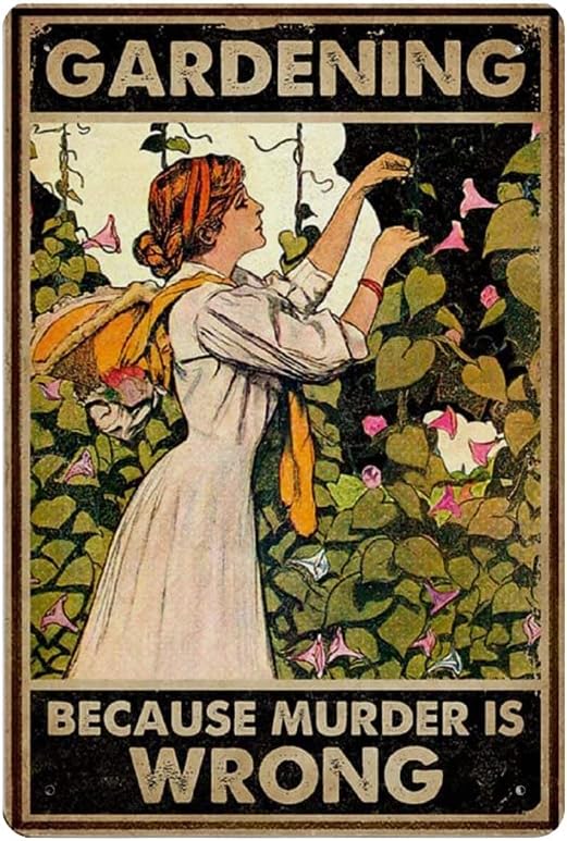 Vintage Funny Metal Tin Sign G - Home Decor Garden Ideas 评论和价格