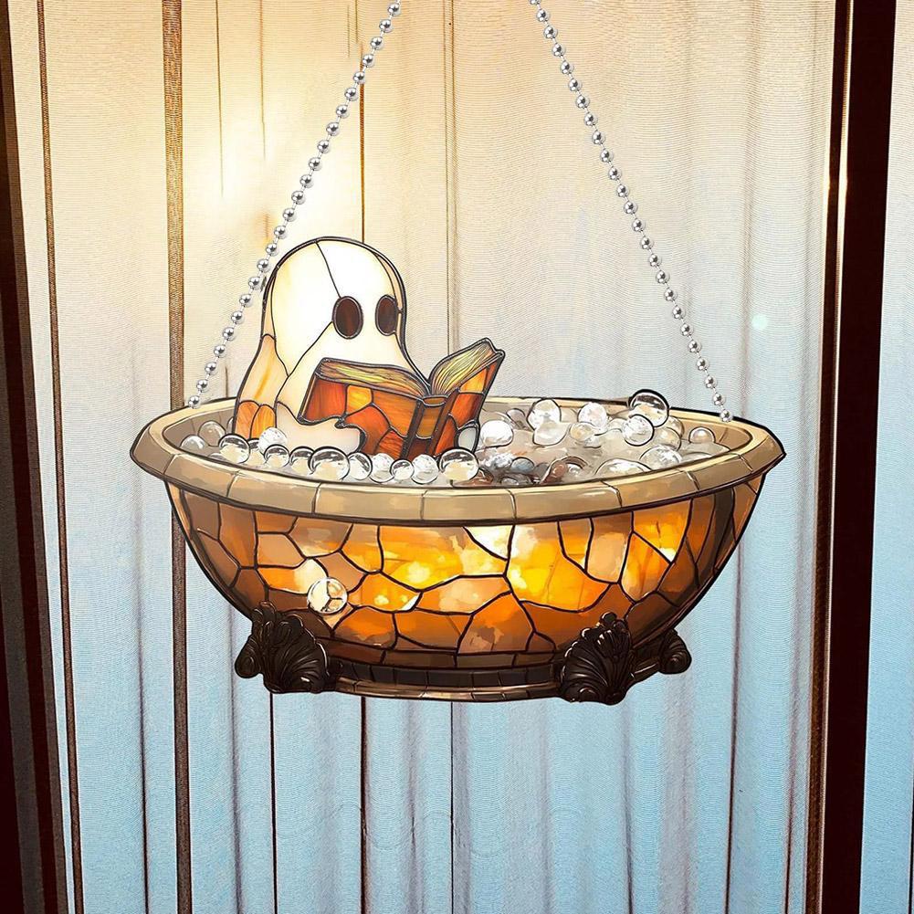 2D Flat Acrylic Halloween Ghos - Home Decor Catalog 评论和价格