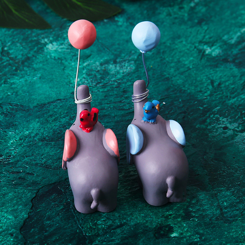1 Piece Small Elephant Resin O - Home Decor Garden Ideas 评论和价格
