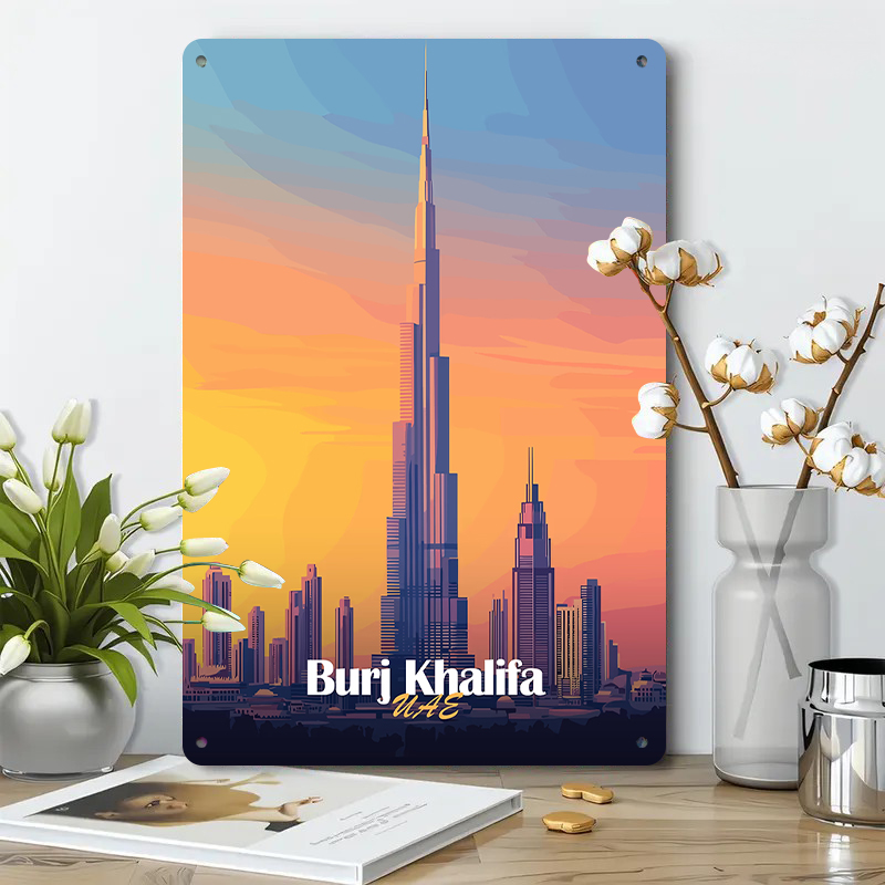 Burj Khalifa Dubai UAE Skyline - Home Decor Uae 评论和价格