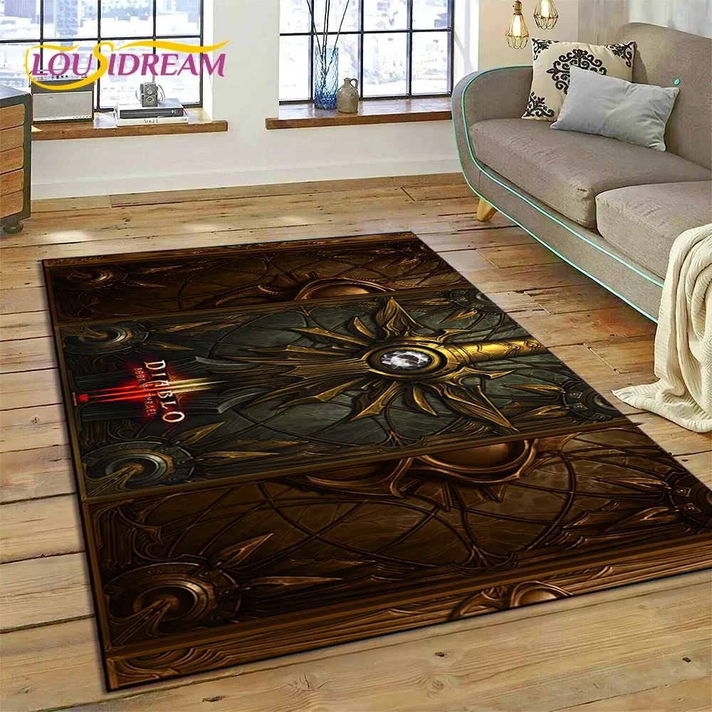 Diablo 3D Retro Game Gamer Rug - Home Decor Games Online Free 评论和价格