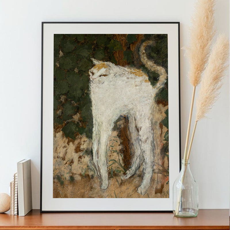 Pierre Bonnard Le Chat Blanc E - Home Decor Exhibition 评论和价格