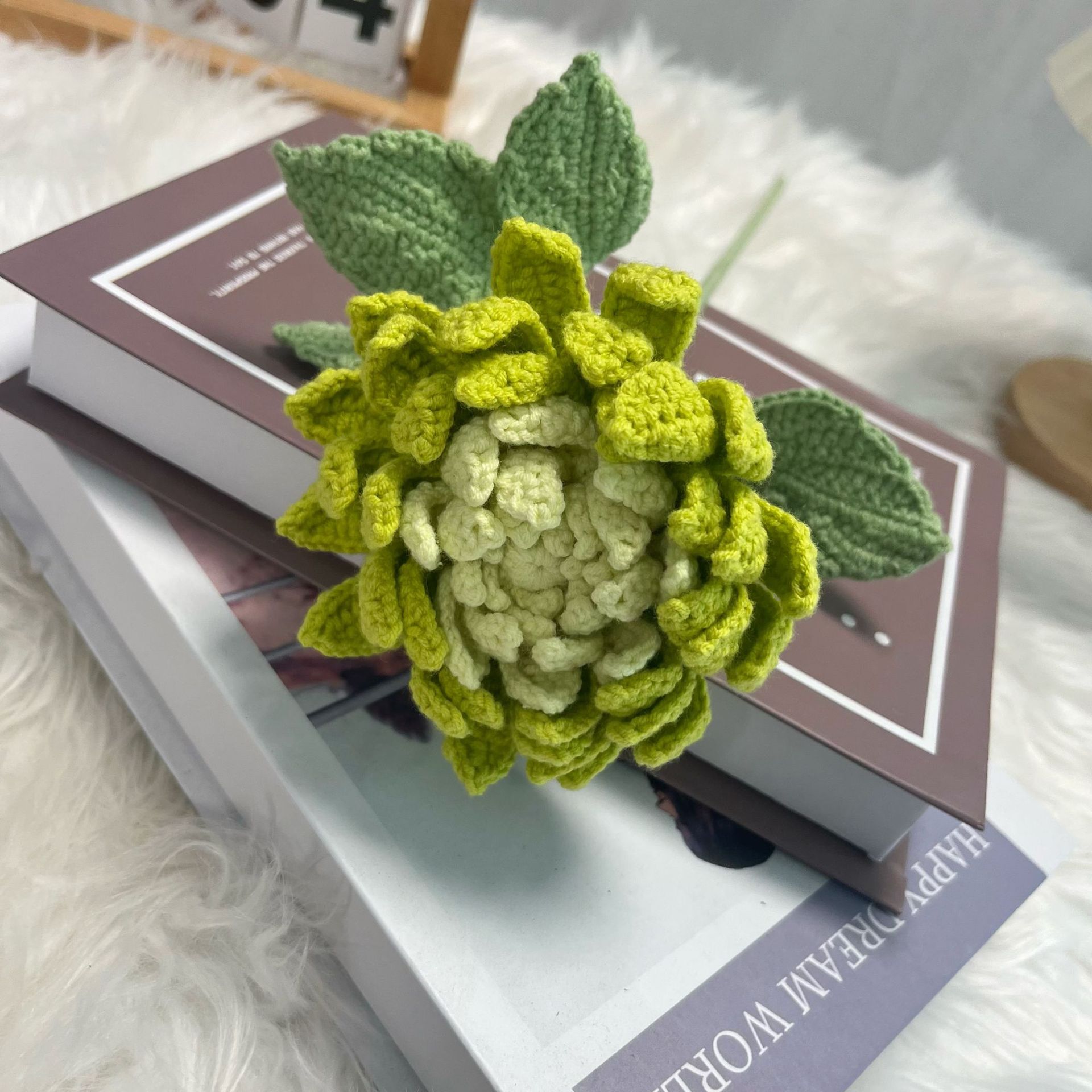 Dahlia Finished Products Handm - Yarn Home Decor 评论和价格