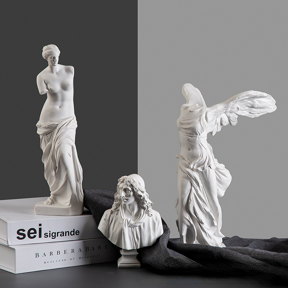 Greek Victory Goddess Statue w - Victory Home Decor 评论和价格