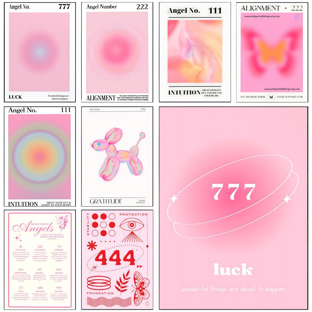 Pink Exhibition Gallery Wall A - Home Decor Exhibition 评论和价格