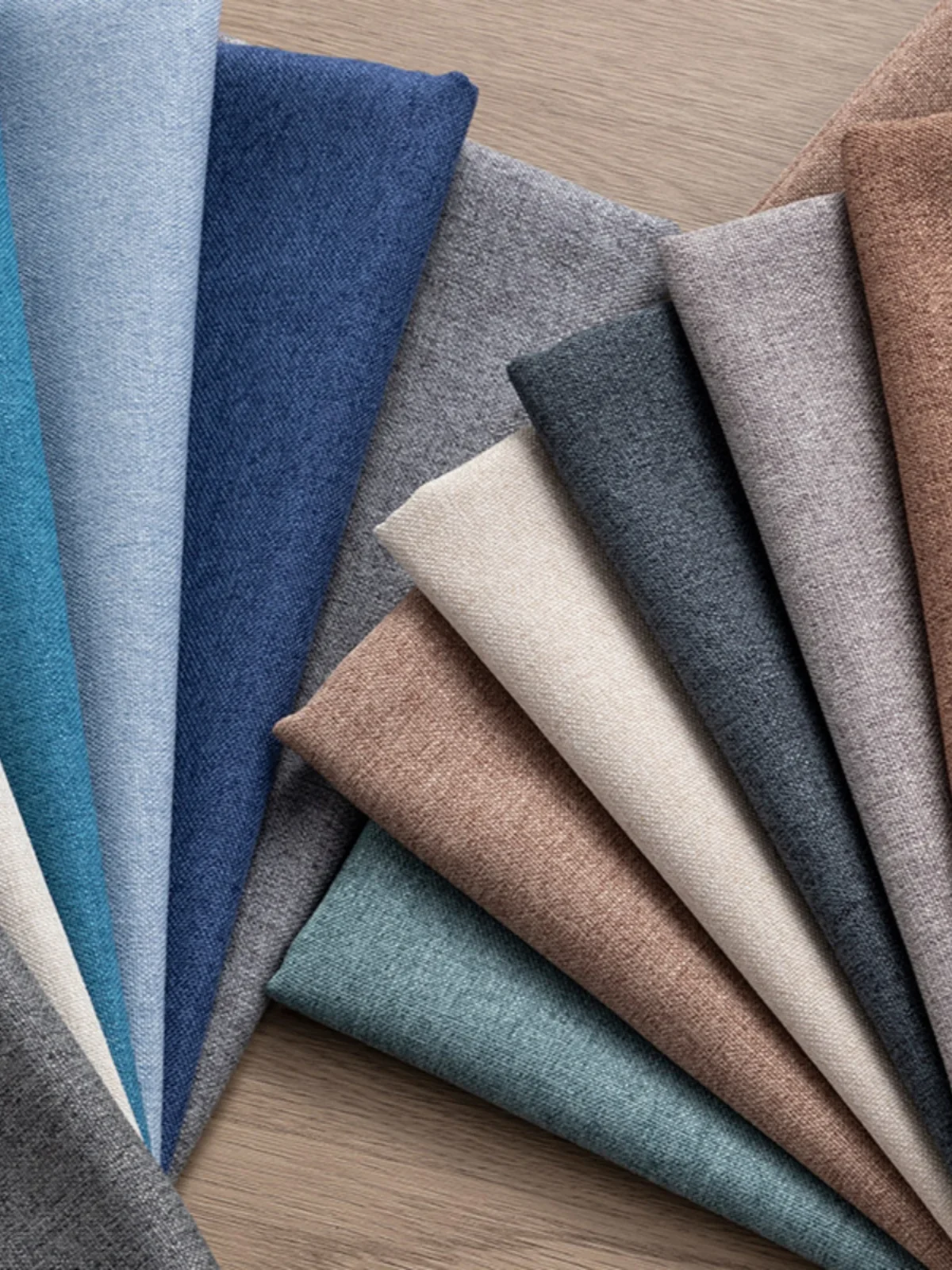 Thickened Plain Linen Fabric F - Linen Table Runner 评论和价格