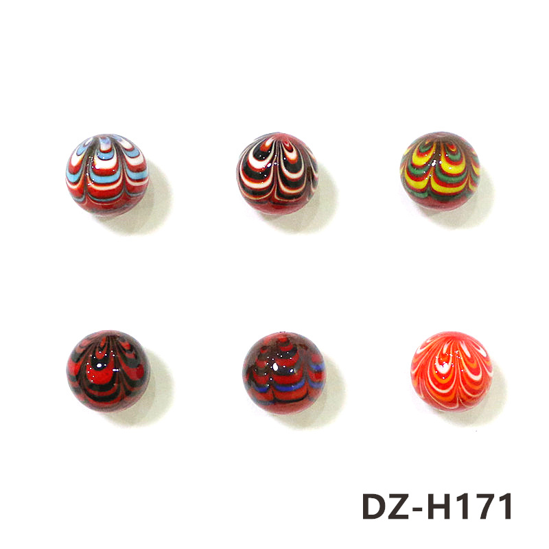 6pcs Red Rare Glass Marbles Ba - Home Decor Garden Ideas 评论和价格