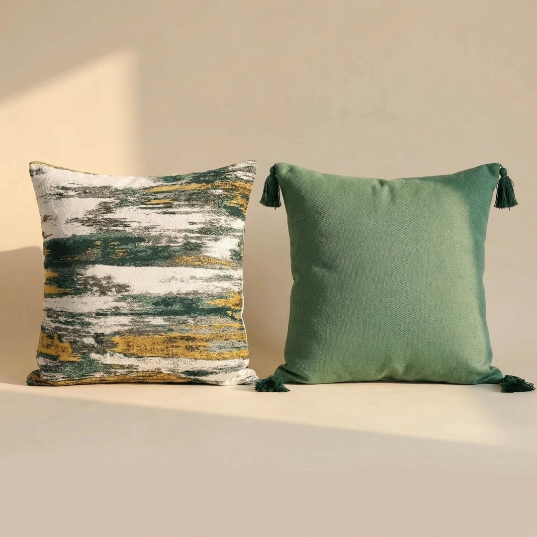 Home Nordic texture yarn-dyed  - Yarn Home Decor 评论和价格
