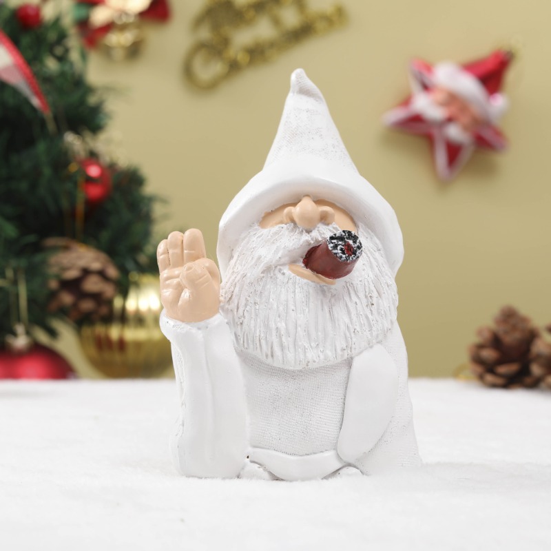 Christmas Garden Gnome Figurin - Home Decor Garden Ideas 评论和价格