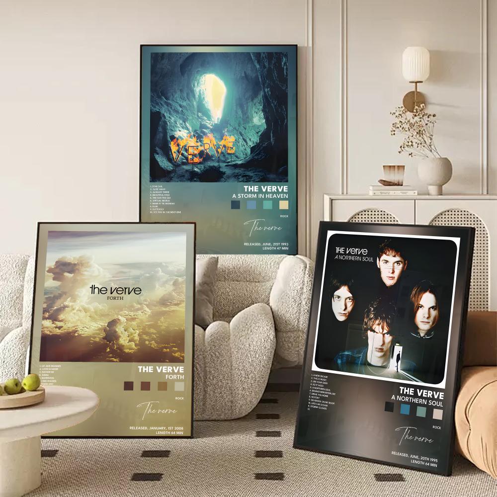 The V-Verve Album Poster HD Wa - Home Decor Living Room Ideas 评论和价格