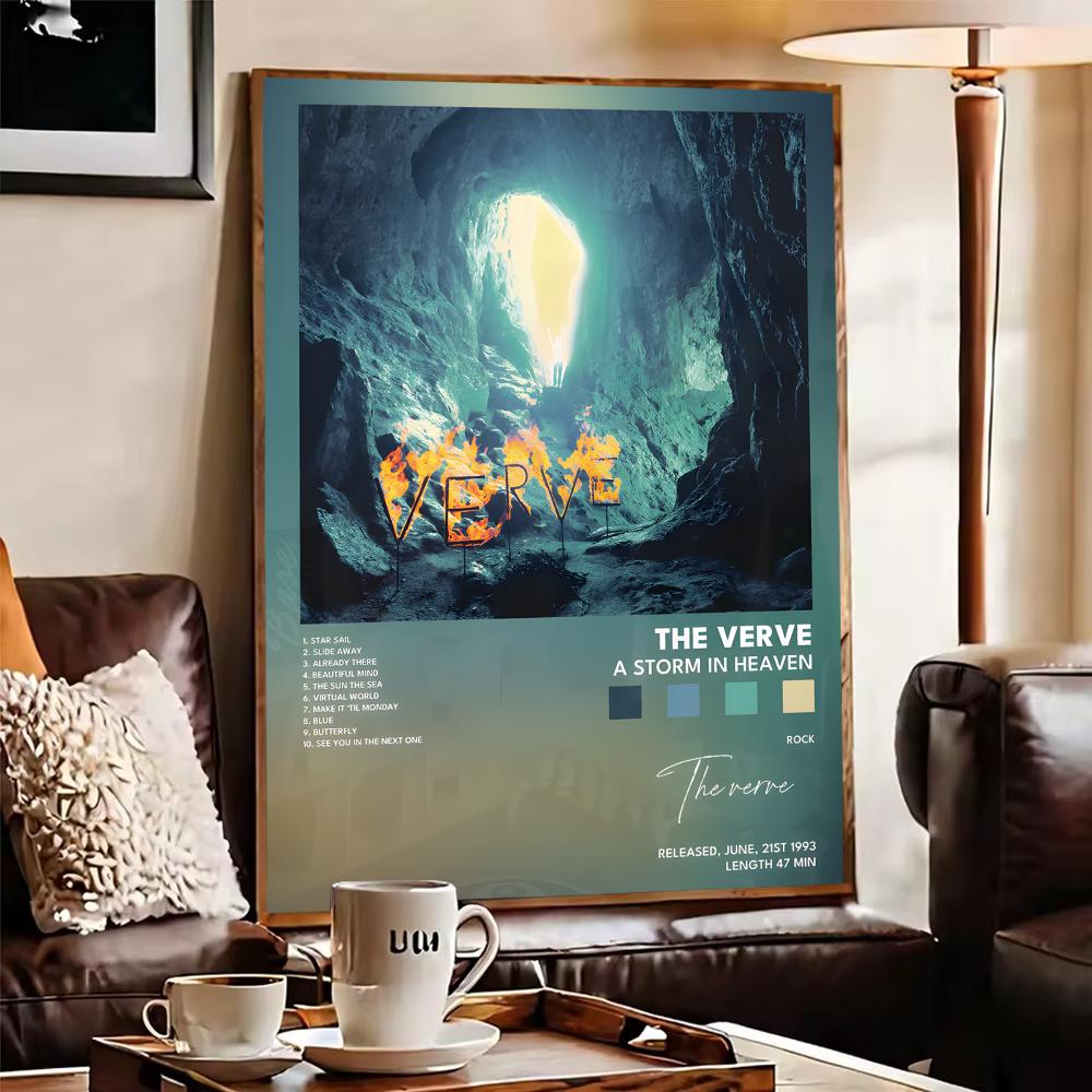 The V-Verve Album Poster HD Wa - Home Decor Living Room Ideas 评论和价格