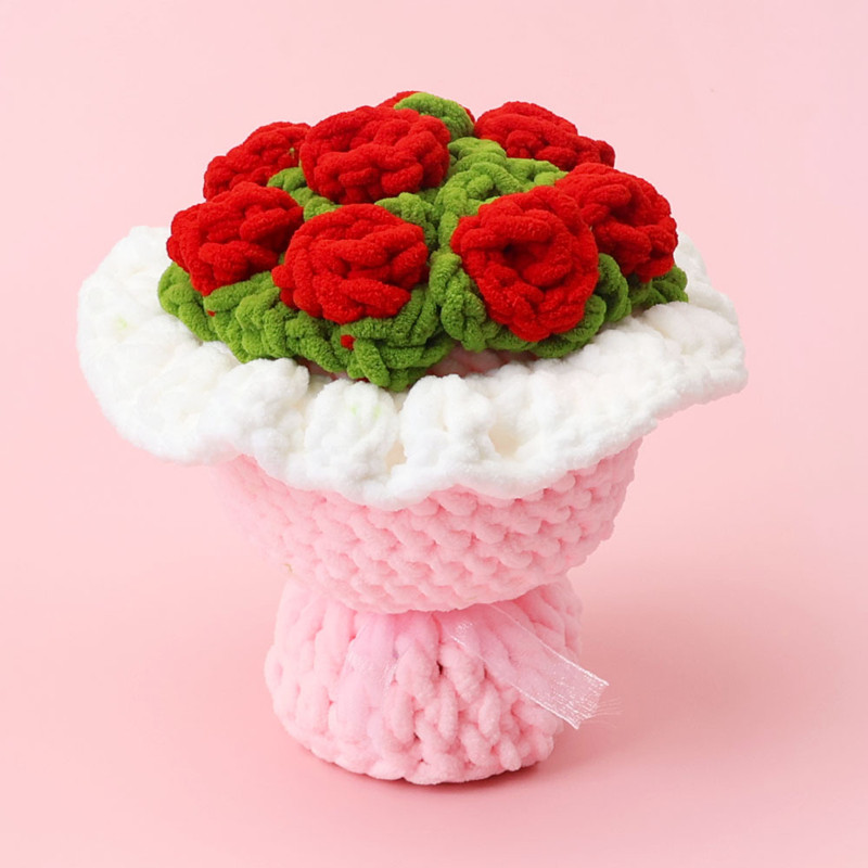 Valentine's Day Gift Bouquet F - Yarn Home Decor 评论和价格