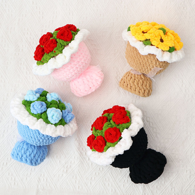 Valentine's Day Gift Bouquet F - Yarn Home Decor 评论和价格
