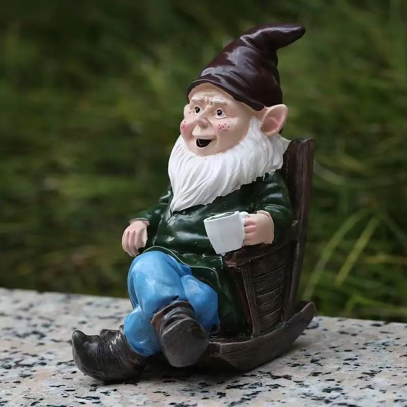 Creative Resin Dwarf Ornament  - Home Decor Garden Ideas 评论和价格