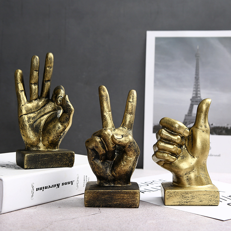 Creative OK Gesture Finger Mod - Victory Home Decor 评论和价格