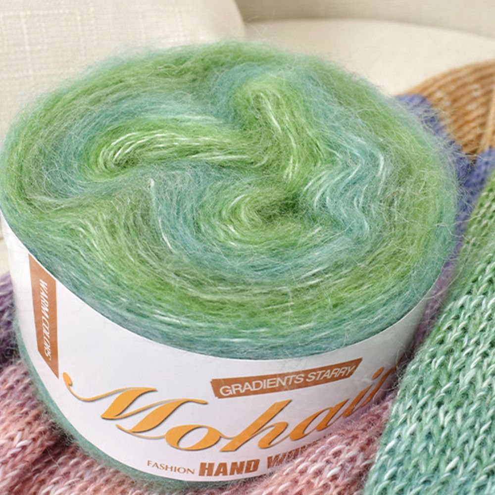250M Rainbow Gradient Color Ca - Yarn Home Decor 评论和价格