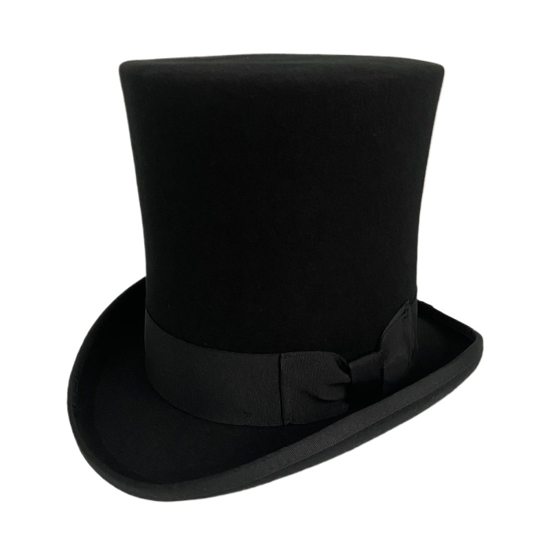 Black Wool Felt Top Hat Men's  - Victory Home Decor 评论和价格