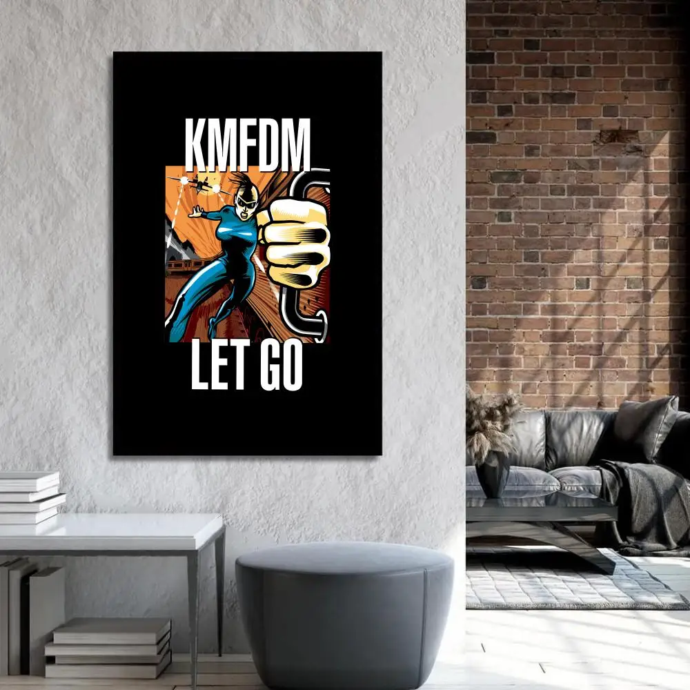 Funny Hot K-Kmfdm Band Poster  - Home Decor Living Room Ideas 评论和价格