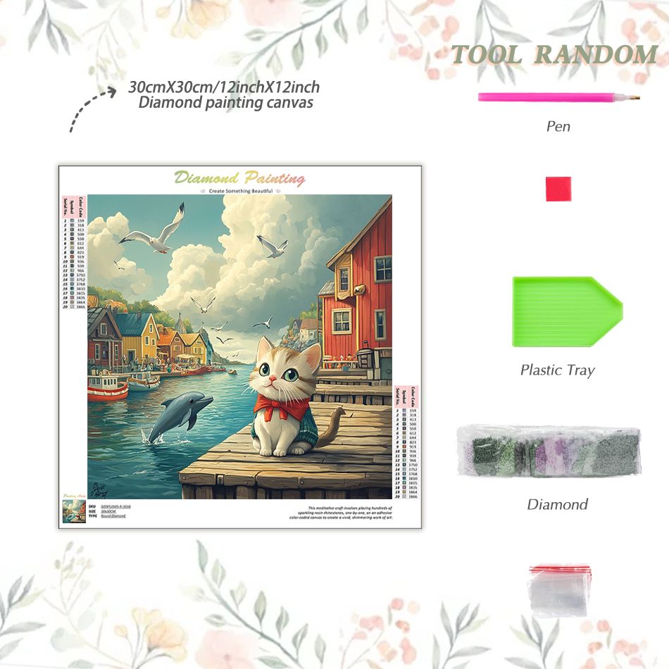 CHENISTORY Cat Diamond Paintin - Home Decor Living Room Ideas 评论和价格